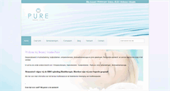 Desktop Screenshot of beautystudio-pure.nl